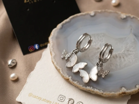Butterfly Waltz Drop Earrings for women