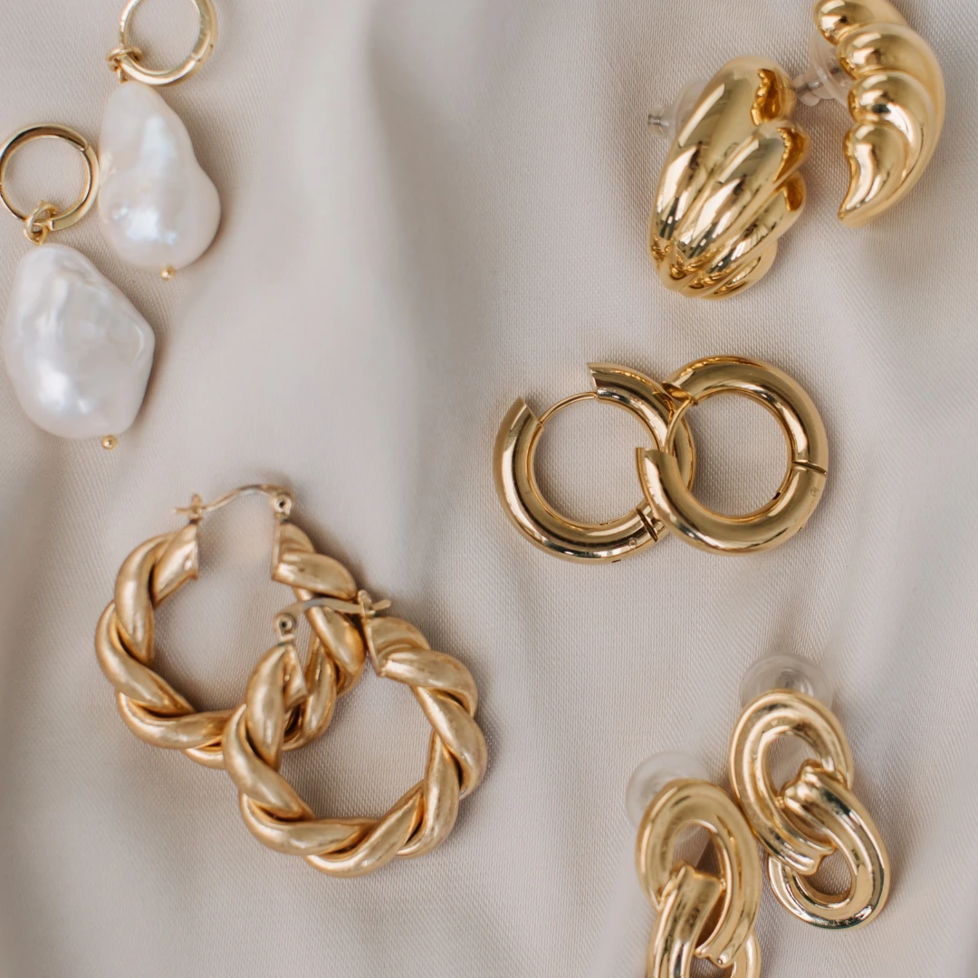 earings hoops studs